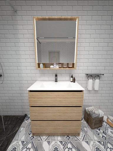 Colección Ballota - Mueble Serena - Color Nogal del Pacifico Natural